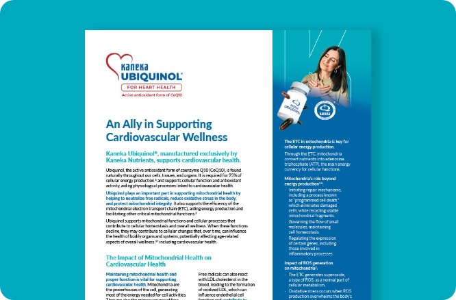 Kaneka Ubiquinol for Heart Health: An Ally in Supporting Cardiovascular Wellness